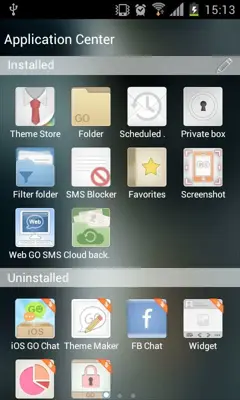 GOSMS Liquid Metal Theme android App screenshot 0